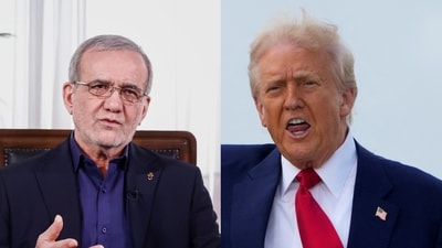 Iran's president Masoud Pezeshkian and US counterpart Donald Trump (Reuters, AP) Iran's president Masoud Pezeshkian and US counterpart Donald Trump (Reuters, AP)