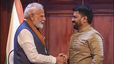 President of Anura Kumara Dissanayake thanked Prime Minister Narendra Modi for the Indian government’s valuable support for Sri Lanka’s economic recovery, growth and stability (M India)