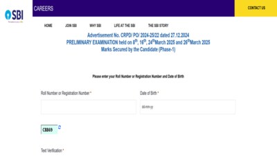 SBI PO Prelims Result 2025 declared at sbi.co.in, direct link to check here SBI PO Prelims Result 2025 declared at sbi.co.in, direct link to check here
