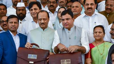 The shortfall is almost 6% of the targeted revenue of ₹3,67,467 crore as per the revised estimates announced on March 10, when state finance minister Ajit Pawar presented the budget. (PTI) The shortfall is almost 6% of the targeted revenue of ₹3,67,467 crore as per the revised estimates announced on March 10, when state finance minister Ajit Pawar presented the budget. (PTI)