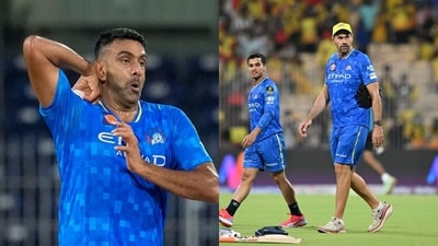 CSK players' criticism on Ravichandran Ashwin's YouTube channel stumps coach Stephen Fleming. (PTI/Reuters ) CSK players' criticism on Ravichandran Ashwin's YouTube channel stumps coach Stephen Fleming. (PTI/Reuters )