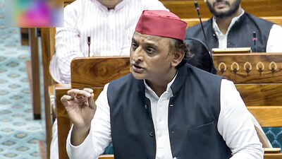 Samajwadi Party MP Akhilesh Yadav speaks in the Lok Sabha during the Budget session of Parliament, in New Delhi on Wednesday. (ANI Photo/Sansad TV) Samajwadi Party MP Akhilesh Yadav speaks in the Lok Sabha during the Budget session of Parliament, in New Delhi on Wednesday. (ANI Photo/Sansad TV)