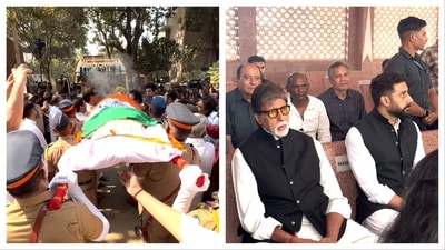Manoj Kumar's funeral took place at Pawan Hans crematorium in Mumbai, attended by numerous celebrities including Amitabh and Abhishek Bachchan. Manoj Kumar's funeral took place at Pawan Hans crematorium in Mumbai, attended by numerous celebrities including Amitabh and Abhishek Bachchan.