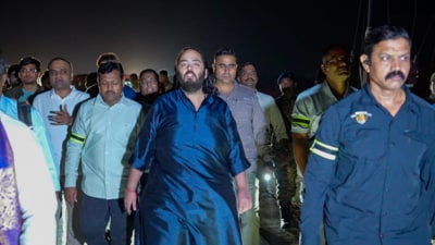 Anant Ambani is on a padayatra from his ancestral hometown, Jamnagar, to Dwarka. (Sourced) Anant Ambani is on a padayatra from his ancestral hometown, Jamnagar, to Dwarka. (Sourced)