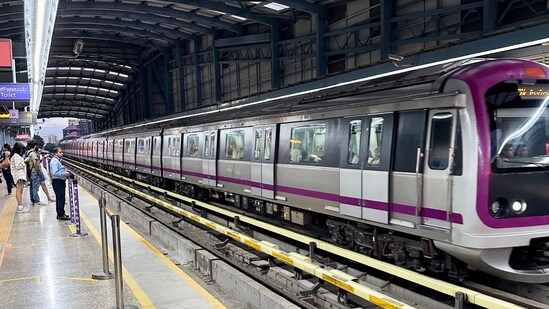 Bengaluru Metro has recently announced fare hike, making the ride expensive for commuters. (X/@bykarthikreddy)