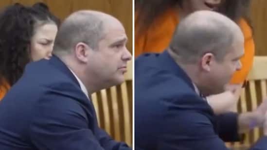 Taylor Schabusiness is convicted of killing her lover during a drug-fueled sexual encounter. (Screengrab)