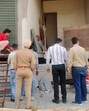Civic body staff seals the illegal building in Gandhi Nagar, Ludhiana, on Sunday. (HT Photo) Civic body staff seals the illegal building in Gandhi Nagar, Ludhiana, on Sunday. (HT Photo)
