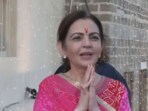 Anant Ambani was later joined at the temple by his mother Nita Ambani and wife, Radhika Merchant. Anant Ambani was later joined at the temple by his mother Nita Ambani and wife, Radhika Merchant.