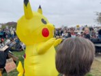 Pikachu protestor spotted in ‘Hands Off’ protest in US against Trump Pikachu protestor spotted in ‘Hands Off’ protest in US against Trump