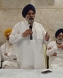 Shiromani Akali Dal workers during the meeting at Gurdwara Sri Guru Singh Sabha in Model Town in Ludhiana on Saturday. (Gurpreet Singh/HT)