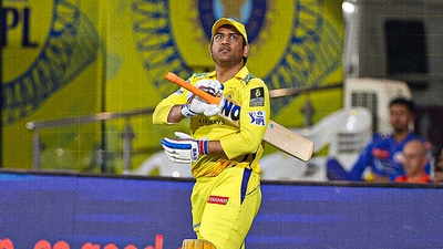 Chennai Super Kings MS Dhoni enters the ground to bat during the Indian Premier League 2025 (Chennai Super Kings X) Chennai Super Kings MS Dhoni enters the ground to bat during the Indian Premier League 2025 (Chennai Super Kings X)