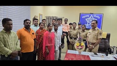 By analysing CCTV footage from the area, they tracked the direction in which the child had gone. (HT PHOTO)