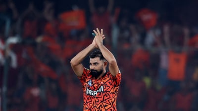 Meanwhile, Mohammed Shami struck twice for SRH. (REUTERS)