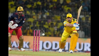 Dhoni looks like a player who has reached his limit but refuses to acknowledge it (PTI) Dhoni looks like a player who has reached his limit but refuses to acknowledge it (PTI)