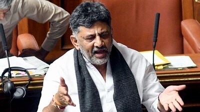 Karnataka deputy chief minister DK Shivakumar will relinquish his post as state Congress president if the party high command chooses to appoint a new leader, Congress MLA from Magadi HC Balakrishna said. (ANI) Karnataka deputy chief minister DK Shivakumar will relinquish his post as state Congress president if the party high command chooses to appoint a new leader, Congress MLA from Magadi HC Balakrishna said. (ANI)