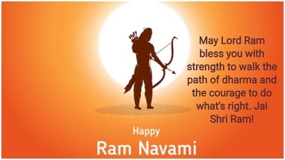 Happy Rama Navami 2025: The Hindu festival brings people together to honour the teachings of Lord Rama. In 2025, the festival falls on April 6. (Pic courtesy Freepik, made on Photojoiner) Happy Rama Navami 2025: The Hindu festival brings people together to honour the teachings of Lord Rama. In 2025, the festival falls on April 6. (Pic courtesy Freepik, made on Photojoiner)