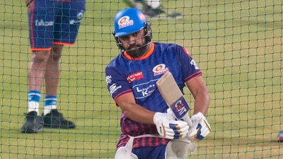 Rohit Sharma missed the last match for MI through injury. (PTI) Rohit Sharma missed the last match for MI through injury. (PTI)