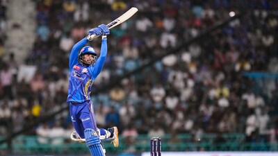 Tilak Varma was retired out against Lucknow Super Giants. (PTI) Tilak Varma was retired out against Lucknow Super Giants. (PTI)