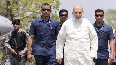 Shah is also scheduled to visit Bihar, where elections will be held later this year and West Bengal that will go to the polls in 2026. (@vishnudsai) Shah is also scheduled to visit Bihar, where elections will be held later this year and West Bengal that will go to the polls in 2026. (@vishnudsai)