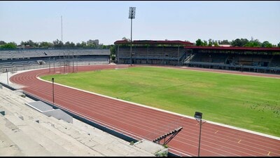 The event lineup includes sprints, middle and long distance races, hurdles, jumps, throws, race walks, and combined events such as the Decathlon for men and Heptathlon for women. (HT Photo) The event lineup includes sprints, middle and long distance races, hurdles, jumps, throws, race walks, and combined events such as the Decathlon for men and Heptathlon for women. (HT Photo)