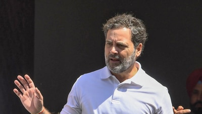 Lok Sabha LoP and Congress MP Rahul Gandhi at Parliament House in New Delhi. (ANI) Lok Sabha LoP and Congress MP Rahul Gandhi at Parliament House in New Delhi. (ANI)