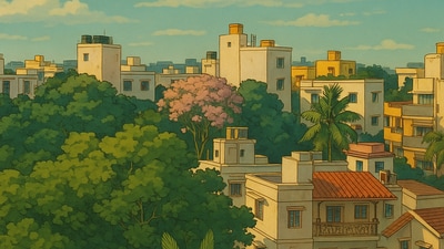 Recent discussions on Reddit highlight how the growing cost of homes and slow income growth push homeownership out of reach for many. (Representational Photo) ((Studio Ghibli style image created using ChatGPT)) Recent discussions on Reddit highlight how the growing cost of homes and slow income growth push homeownership out of reach for many. (Representational Photo) ((Studio Ghibli style image created using ChatGPT))