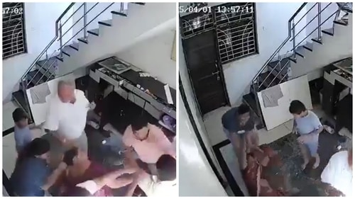The woman's mother-in-law alleged that the assault continued with her son being dragged out to the street (X/@ag_Journalist) The woman's mother-in-law alleged that the assault continued with her son being dragged out to the street (X/@ag_Journalist)