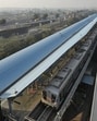 (Representative image) The Golden Line spur will be unlike the Blue Line, which has also two spurs. In the Blue Line, trains either go towards Noida Electronic City or towards Vaishali. (HT Archive) (Representative image) The Golden Line spur will be unlike the Blue Line, which has also two spurs. In the Blue Line, trains either go towards Noida Electronic City or towards Vaishali. (HT Archive)