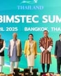 Prime Minister Narendra Modi (second from left) with heads of states from India’s neighbouring countries during the BIMSTEC summit in Bangkok. (AFP Photo)