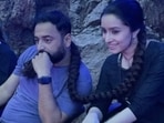 Shraddha Kapoor and director Amar Kaushik during the shooting of Stree 2. Shraddha Kapoor and director Amar Kaushik during the shooting of Stree 2.
