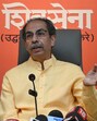Thackeray addressed the media on Sunday at the launch of ‘Shiv Sena Sanchar’, the party’s IT and communications wing (Hindustan Times) Thackeray addressed the media on Sunday at the launch of ‘Shiv Sena Sanchar’, the party’s IT and communications wing (Hindustan Times)