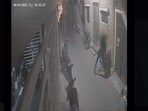 The CCTV video of the incident has gone viral on social media. The CCTV video of the incident has gone viral on social media.