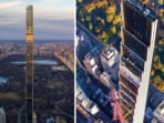 The luxury quadplex spans floors 80 to 83 of Steinway Tower in Manhattan. The luxury quadplex spans floors 80 to 83 of Steinway Tower in Manhattan.