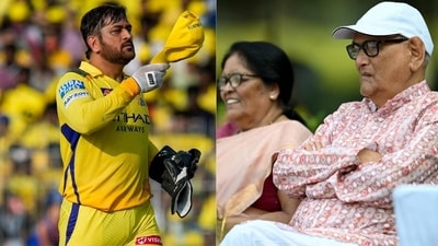 MS Dhoni spoke about his childhood relationship with his father. (PTI/AFP)