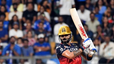 Trent Boult dismissed the dangerous Phil Salt with just the second ball of the match but Virat Kohli and Devdutt Padikkal ensured that RCB didn't feel the sting of that wicket. Kohli was especially belligerent in the powerplay and continued to score at a good clip. He fell after scoring 67 in 42 balls. (ANI) Trent Boult dismissed the dangerous Phil Salt with just the second ball of the match but Virat Kohli and Devdutt Padikkal ensured that RCB didn't feel the sting of that wicket. Kohli was especially belligerent in the powerplay and continued to score at a good clip. He fell after scoring 67 in 42 balls. (ANI)