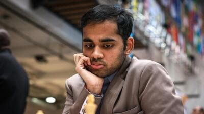 Arjun Erigaisi made a bright start to the Paris leg of Freestyle Chess. (FIDE) Arjun Erigaisi made a bright start to the Paris leg of Freestyle Chess. (FIDE)