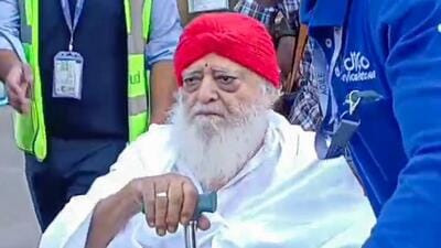 Asaram surrendered at Jodhpur Central Jail on April 1 because the Rajasthan High Court hadn’t given its ruling on his interim bail plea (ANI) Asaram surrendered at Jodhpur Central Jail on April 1 because the Rajasthan High Court hadn’t given its ruling on his interim bail plea (ANI)