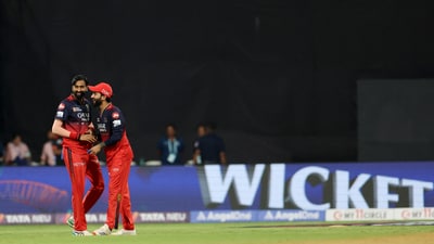 He gave away just six runs and took three wickets and RCB thus sealed victory.  (REUTERS)