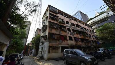 Century Staff Quarters at Worli (Anshuman Poyrekar/ Hindustan Times) Century Staff Quarters at Worli (Anshuman Poyrekar/ Hindustan Times)