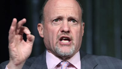 Black Monday: Jim Cramer is known for his outspoken views and hosts the 'Mad Money' show on CNBC. (AP) Black Monday: Jim Cramer is known for his outspoken views and hosts the 'Mad Money' show on CNBC. (AP)