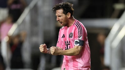 Lionel Messi scored a stunning goal in Inter Miami's 1-1 draw. (Getty Images via AFP) Lionel Messi scored a stunning goal in Inter Miami's 1-1 draw. (Getty Images via AFP)