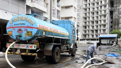 Navi Mumbai, India - July 4, 2018:( file photo ) Acure water shortage - Kharghar & Taloja in Navi Mumbai, India, on Wednesday, July 4, 2018. (Photo by Bachchan Kumar/ HT PHOTO) (HT PHOTO) Navi Mumbai, India - July 4, 2018:( file photo ) Acure water shortage - Kharghar & Taloja in Navi Mumbai, India, on Wednesday, July 4, 2018. (Photo by Bachchan Kumar/ HT PHOTO) (HT PHOTO)