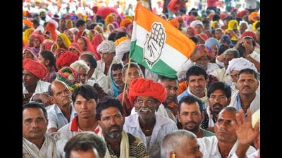 Nearly 3,000 delegates from across the country will be attending the AICC session. (AFP) Nearly 3,000 delegates from across the country will be attending the AICC session. (AFP)
