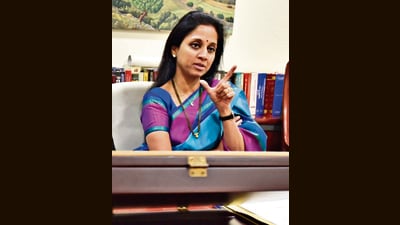 On Monday, Sule held a meeting with PMC, PMRDA, and National Highway Authority of India (NHAI) officials to discuss various civic issues. (HT)