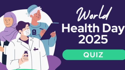 World Health Day 2025: Take this fun quiz and rate your habits. (Canva) World Health Day 2025: Take this fun quiz and rate your habits. (Canva)