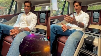 Sonu Sood shared a video about road safety. Sonu Sood shared a video about road safety.