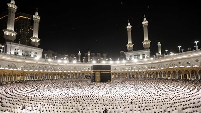 Muslims perform the morning prayer around the Kaaba at the Grand Mosque in Saudi Arabia's holy city of Mecca at the start of Eid al-Fitr, which marks the end of the Muslim holy fasting month of Ramadan, early on March 30, 2025. (AFP FILE) Muslims perform the morning prayer around the Kaaba at the Grand Mosque in Saudi Arabia's holy city of Mecca at the start of Eid al-Fitr, which marks the end of the Muslim holy fasting month of Ramadan, early on March 30, 2025. (AFP FILE)