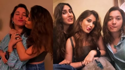 Tamannaah Bhatia and Rasha Thadani Tamannaah Bhatia and Rasha Thadani