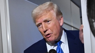 Trump's tariffs could give a massive hit to US GDP, a model states (AFP) Trump's tariffs could give a massive hit to US GDP, a model states (AFP)