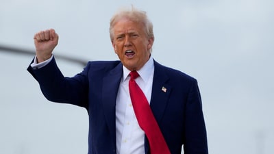 US President Donald Trump on Monday claimed that America was bringing in “billions of dollars” and that prices of oil, food and other amenities had reduced (REUTERS)